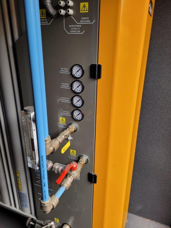Parker N2.45PB/LN Nitrogen Generator – Zero-Hour Skid System with Receiver and Controller - Image 3