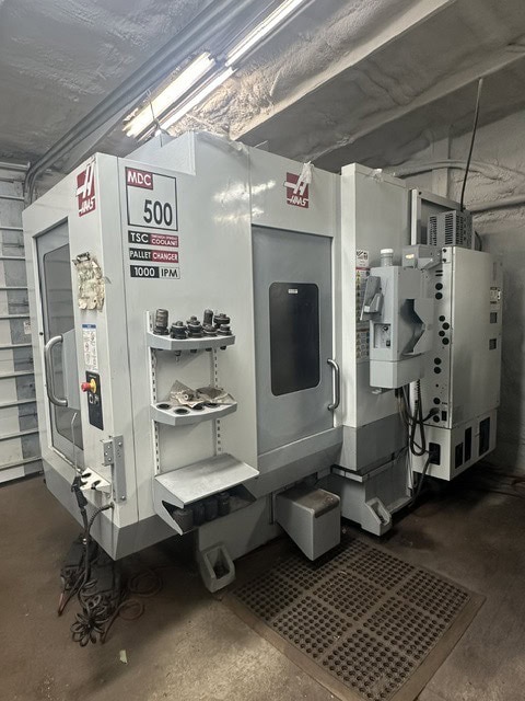 Haas MDC-500 VMC, 2007 - Thru Spindle Coolant, Pallet Changer, 1000 ipm