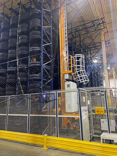 Mecalux Automated Stacker Crane System – 5 Cranes, 10 Lanes, 82′ × 78′ Footprint - Image 2