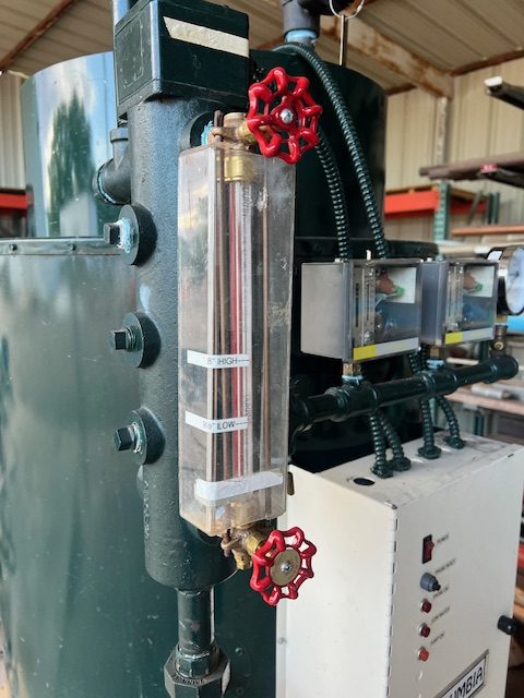 Columbia CT‑37.6‑S Steam Boiler with Power Flame C1‑G‑10B Burner, 2002 - Well-Maintained - Image 2