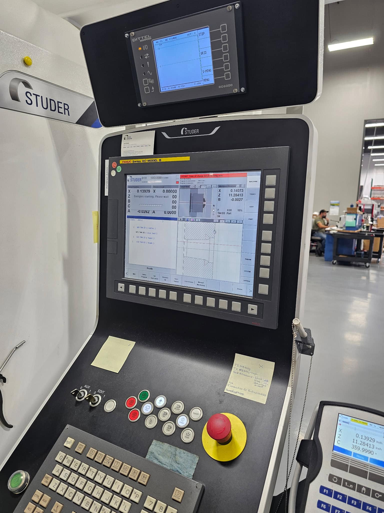 Studer S131R Cylindrical Grinder, 2020 - Rotary Dressing, Probe, External/Internal Grinding - Image 11