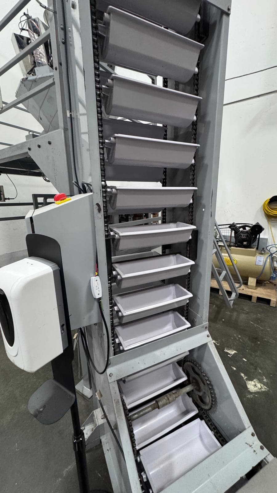 Automatic 10-Head Packing Machine with Integrated Scale System, Domino V320i TTO Printers, Conveyor & Mezzanine, 2020 - Image 14