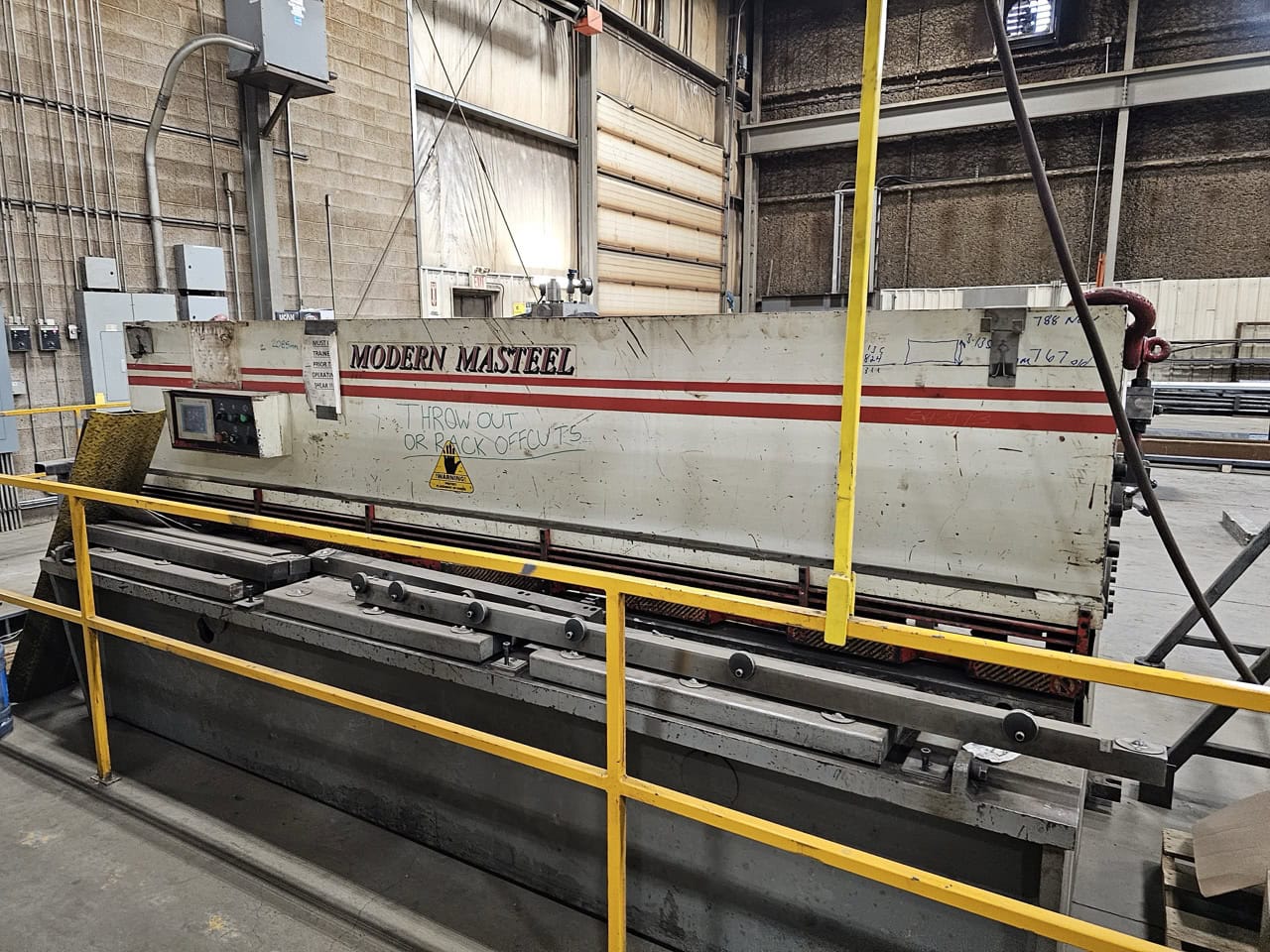 1/4" x 10' Masteel MSH-10250 Hydraulic Shear - Image 2