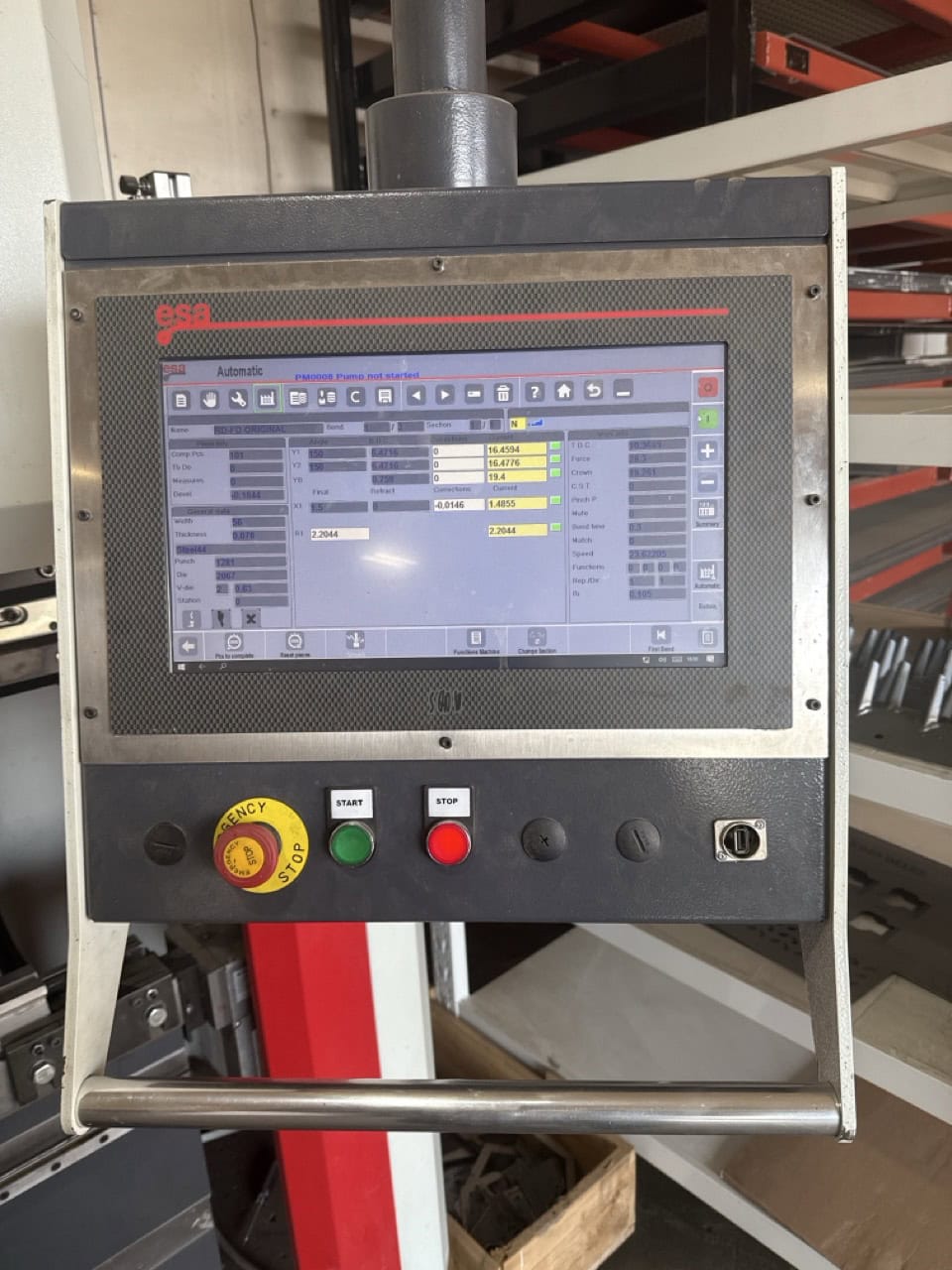 135 Ton X 10' Dener SX 30135 Hydraulic Press Brake, 2022 - Tooling Included - Image 4