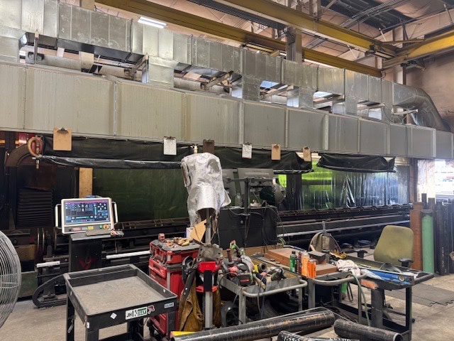 40' Lincoln Vernon MPM5 CNC Pipe Profiler, 2022 - Infeed/Outfeed Conveyor, Fineline 300 20FT-TL - Image 2