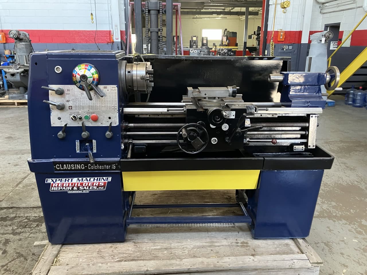 15" x 40" Clausing Colchester 15 Lathe, 1975