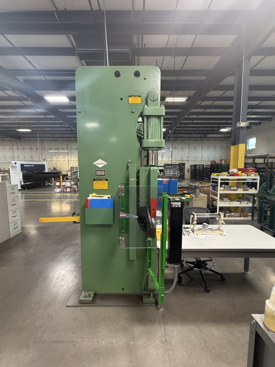 90 Ton x 8' Cincinnati 90-CBII Press Brake, 1996 - Backgauge - Image 2