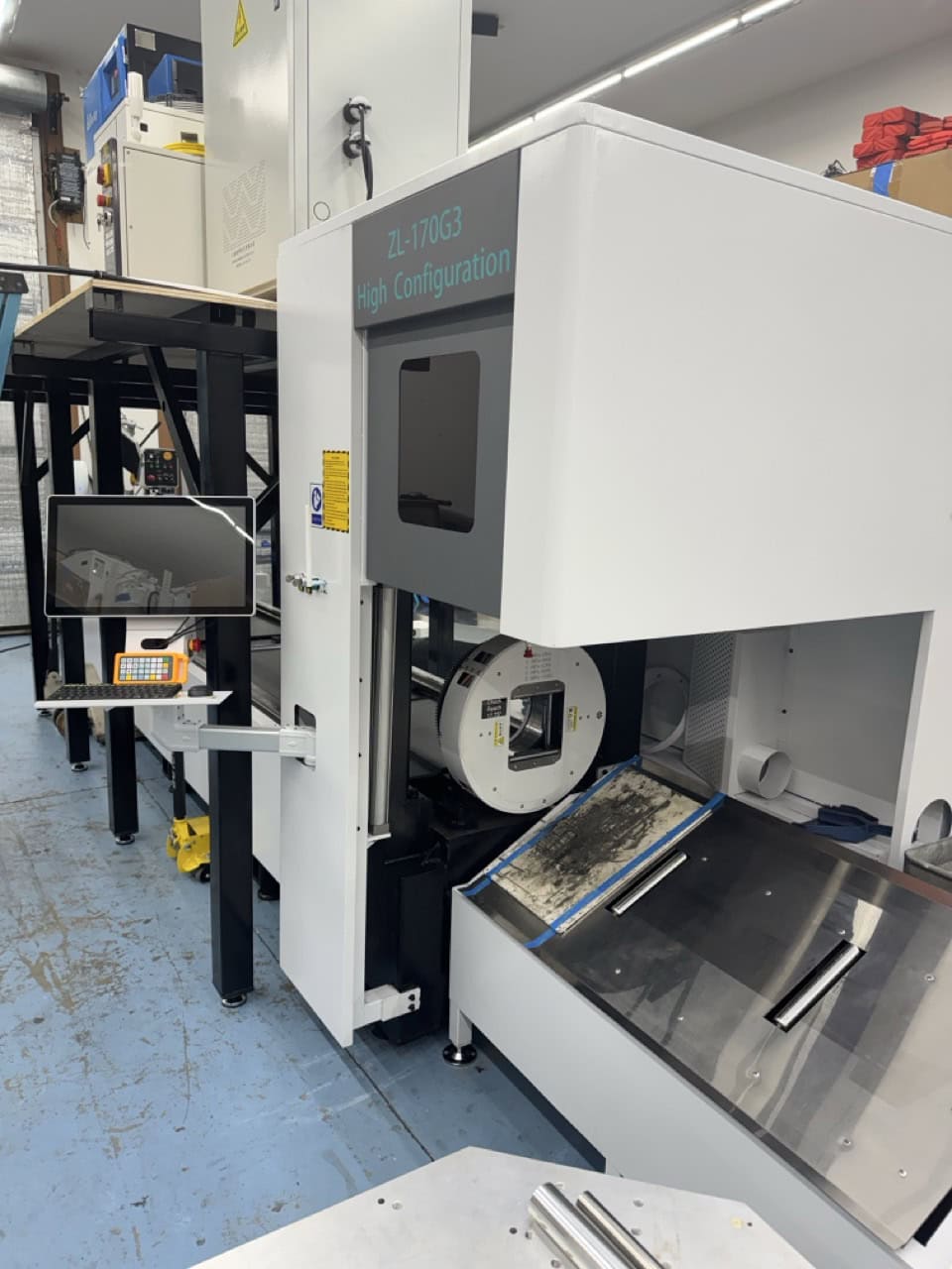 6,000 Watt ZLTech 170G3 Tube Laser, 2024 - Fuscut 5000B SofBtoci 421TS Laser Head