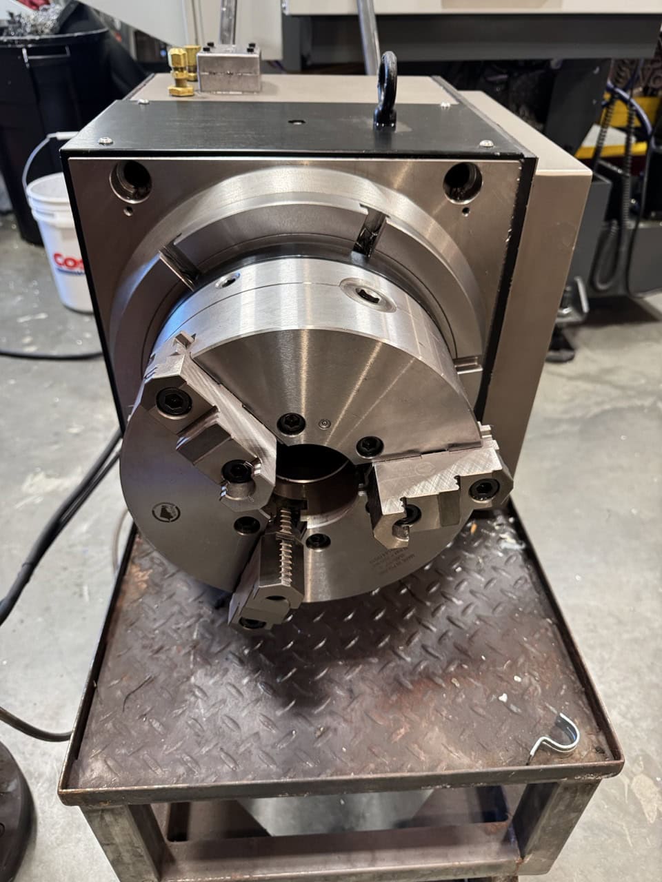 Haas HRT310SP 4th Axis Rotary, 2019 - New 8" 3-Jaw Chuck and Tombstone Included - Image 2