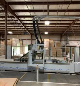 Weeke Venture 107M CNC Router, 2015 - 120" x 50x Travels, Model BMG111, Free Standing Dust Collector, Safety Cage - Image 2