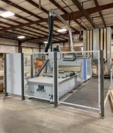 Weeke Venture 107M CNC Router, 2015 - 120" x 50x Travels, Model BMG111, Free Standing Dust Collector, Safety Cage - Image 7