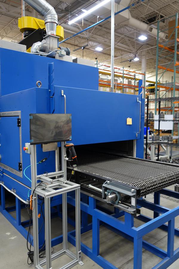 200°C JPW Industrial Curing Oven Model C98TULEP480V45KW, 2023 - 40' Conveyor