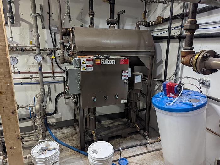 Fulton FC80 Gas-Fired Vertical Steam Boiler System | 800,000 BTU/hr, 100 PSI, 2021 Build, UL Certified - Image 3