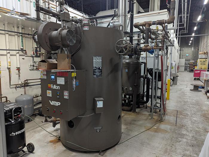 Fulton FC80 Gas-Fired Vertical Steam Boiler System | 800,000 BTU/hr, 100 PSI, 2021 Build, UL Certified - Image 4