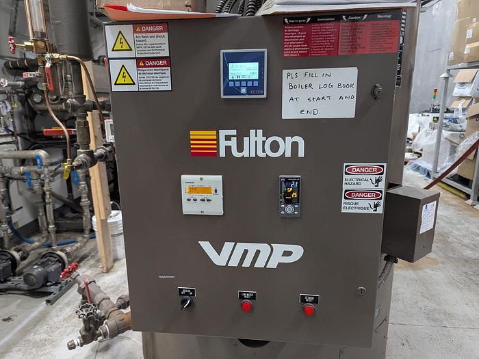 Fulton FC80 Gas-Fired Vertical Steam Boiler System | 800,000 BTU/hr, 100 PSI, 2021 Build, UL Certified - Image 6
