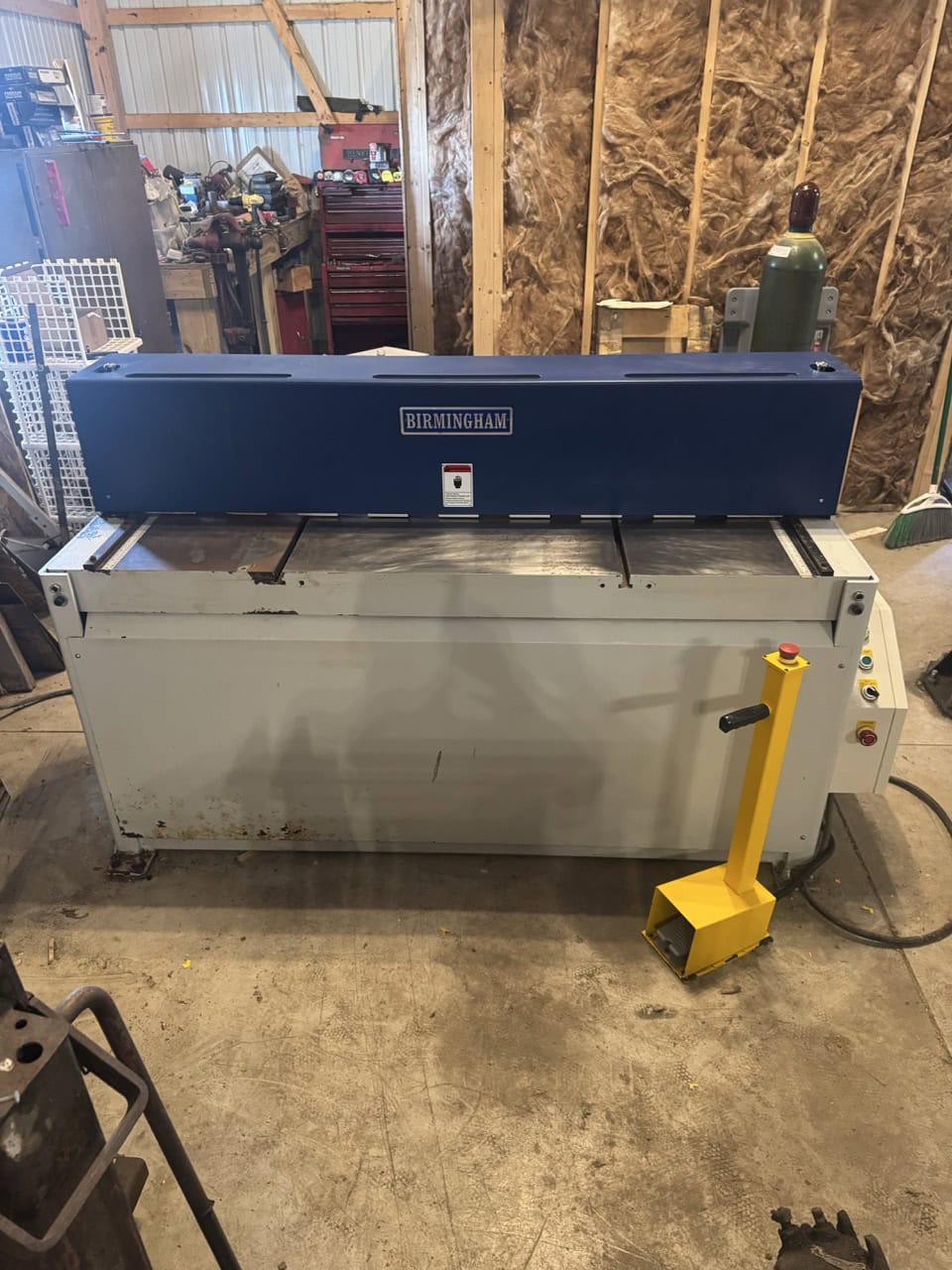 Birmingham Metal shear H-6010 2017- Backgauge, Low Hours