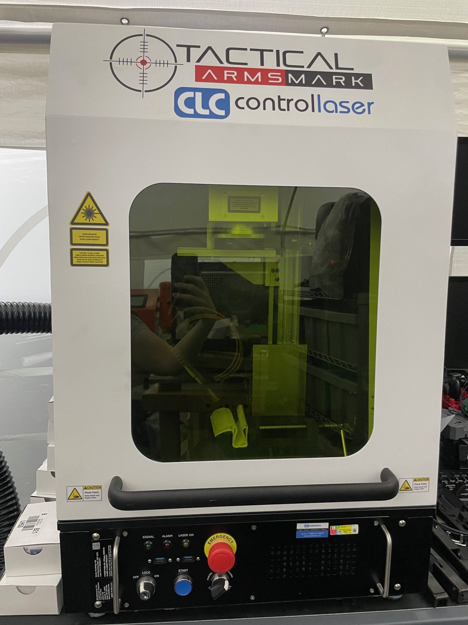 50W CLC Tactical Armsmark Benchmark M Fiber Laser Engraver, 2020