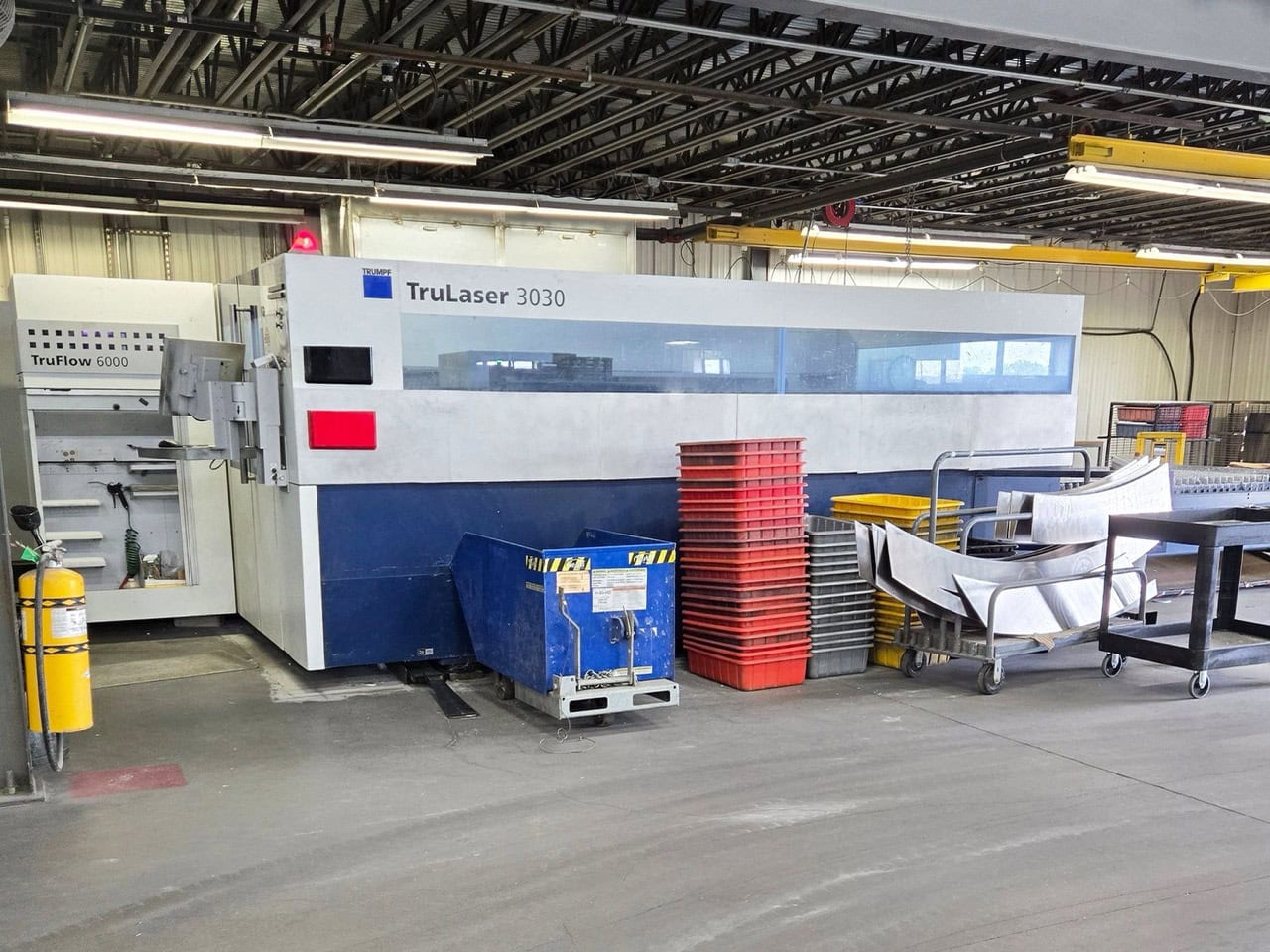 6,000 Watt 5' x 10' Trumpf TruLaser 3030, 2017