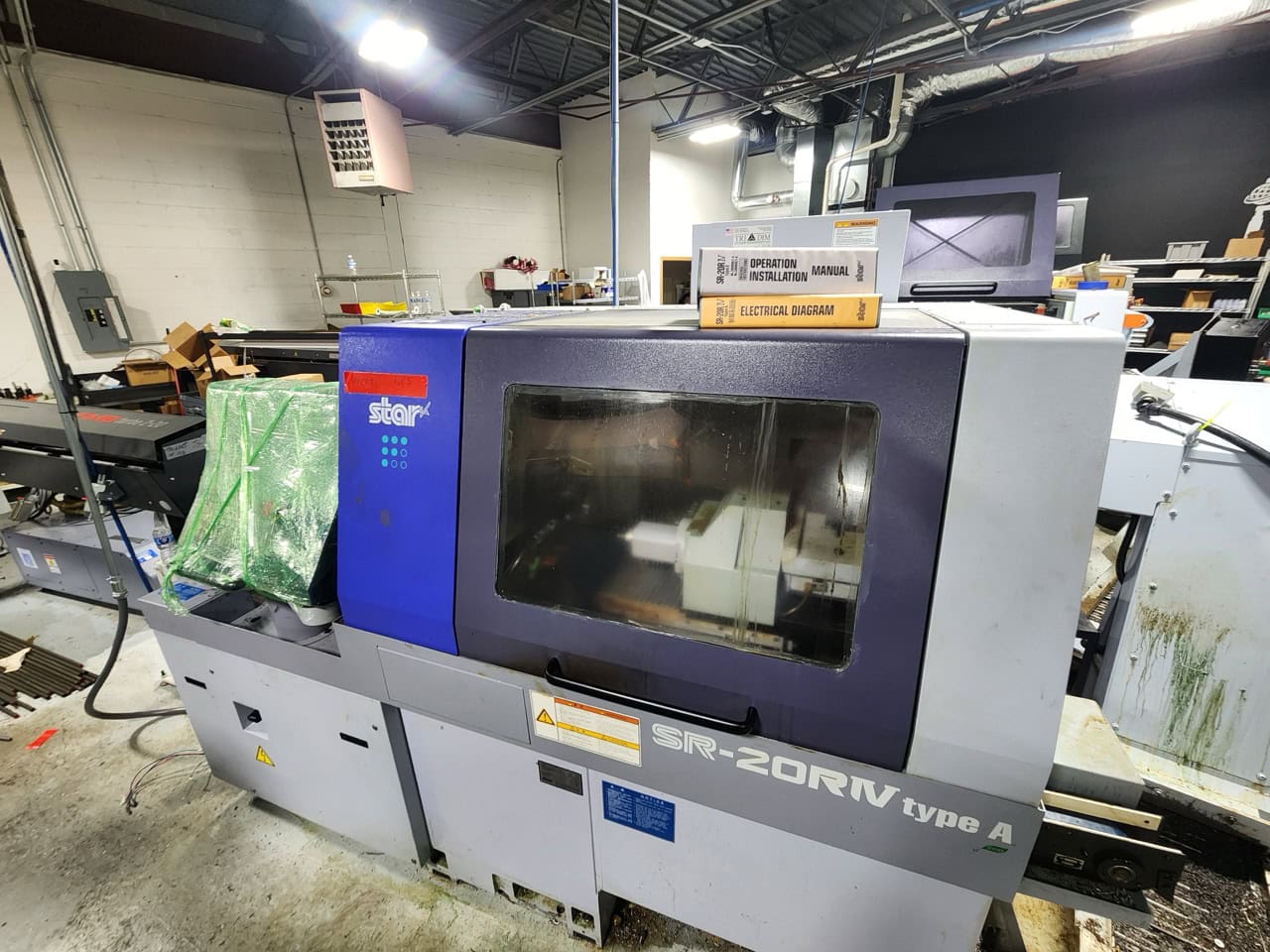 Star SR-20RIV Type A CNC Swiss Lathe, 2022 – 20 mm Bar Capacity, 8-Axis Sliding Headstock, Fanuc 32i-B Control