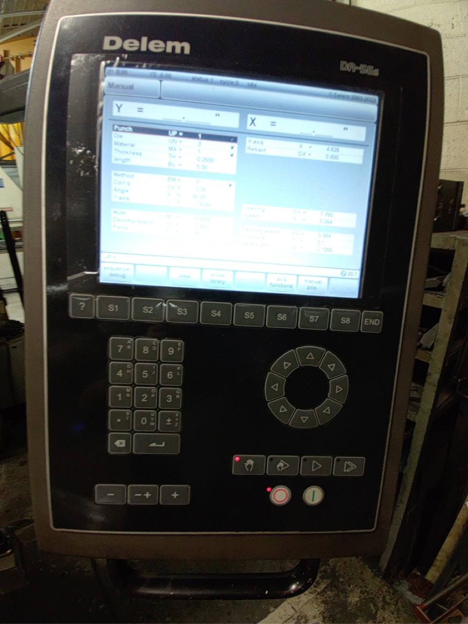 100 Ton x 8' Piranha Pro 2 CNC Hydraulic Press Brake, 2006 - Backgauge, Delem CNC Control, Foot Pedal - Image 4