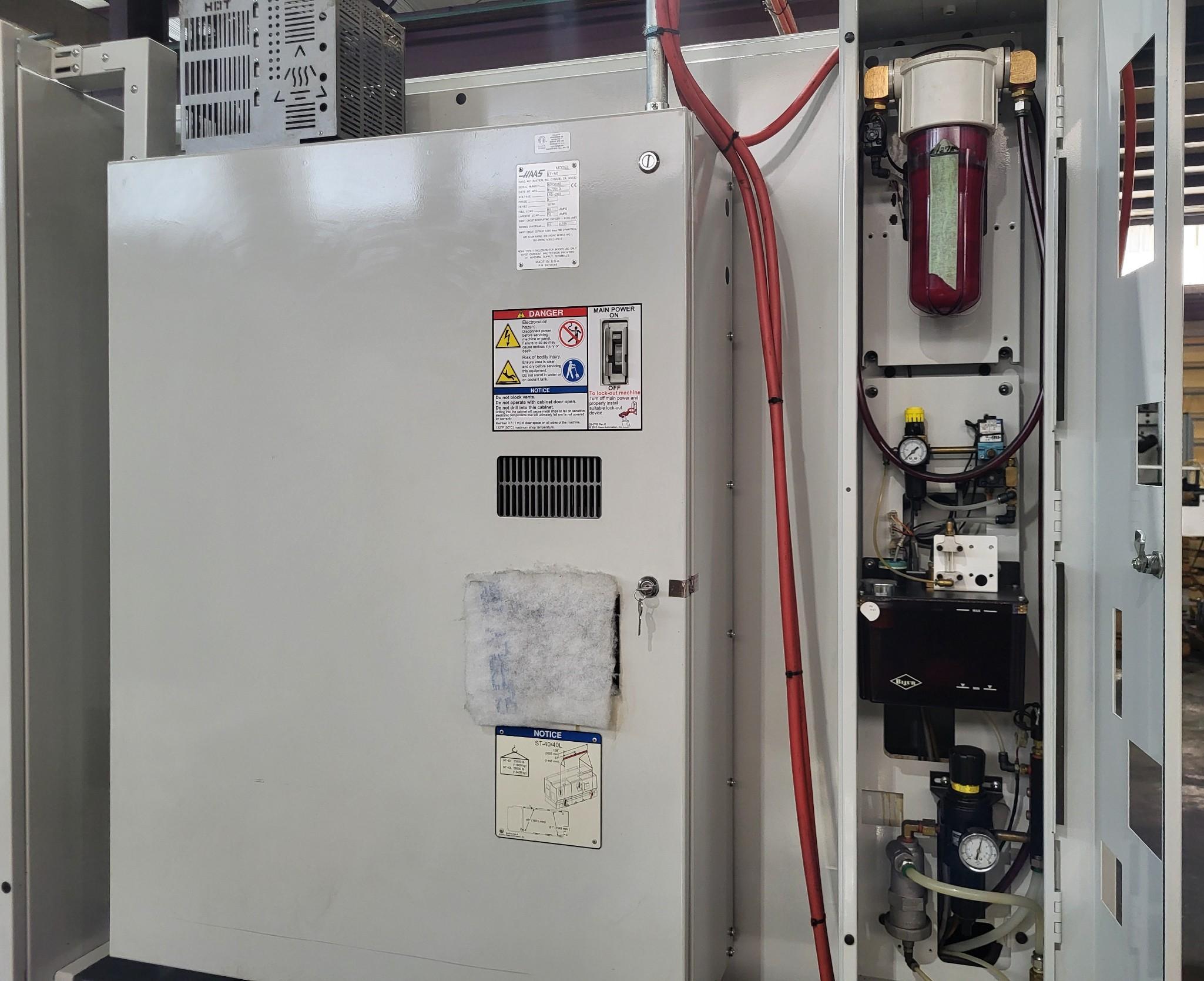 Haas ST-40 Big Bore CNC Lathe, 2013 - Chip Conveyor, 18.5" SMW Autoblok Chuck - Image 23