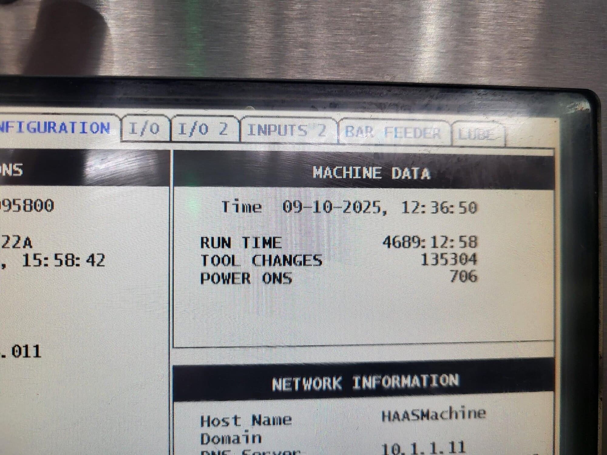Haas ST-40 Big Bore CNC Lathe, 2013 - Chip Conveyor, 18.5" SMW Autoblok Chuck - Image 7