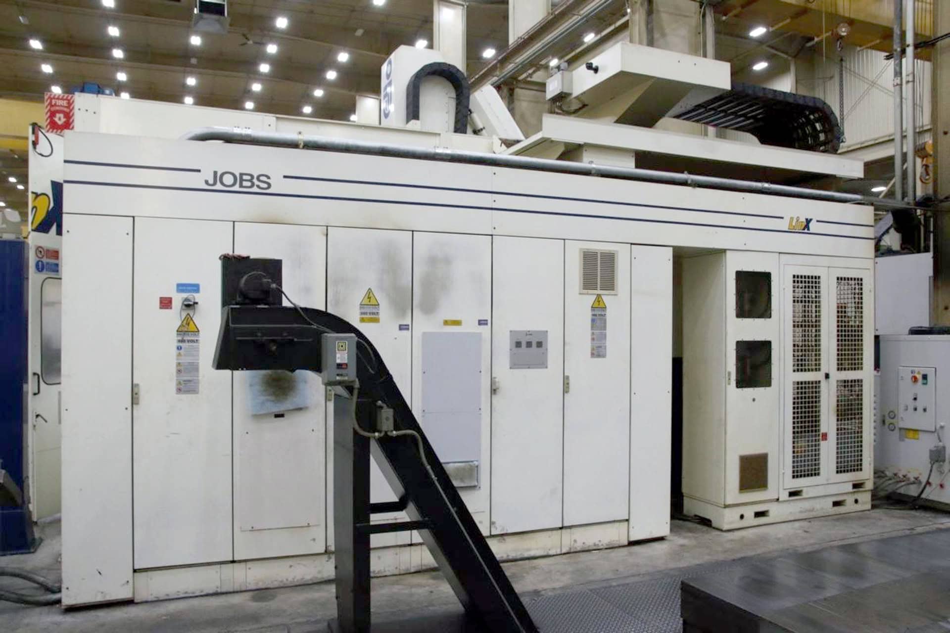 JOBS Linx/S 5-AXIS CNC Gantry Mill, 2003 – 3 Spindle Changer- HSK63, HSK100, 32 ATC, Fidia - Image 12