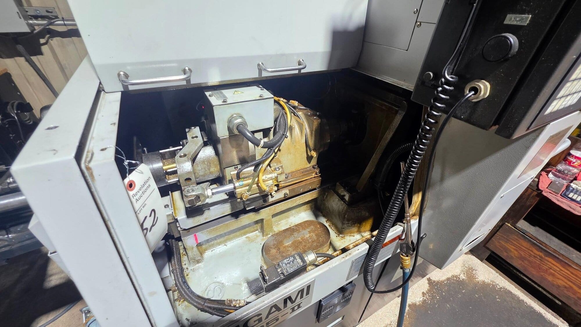 Tsugami B0205-II 5-Axis CNC Swiss Lathe, 2013 - Fanuc OI-TD Control, Edge Bar Feeder, High Pressure Coolant, Chip Conveyor - Image 7