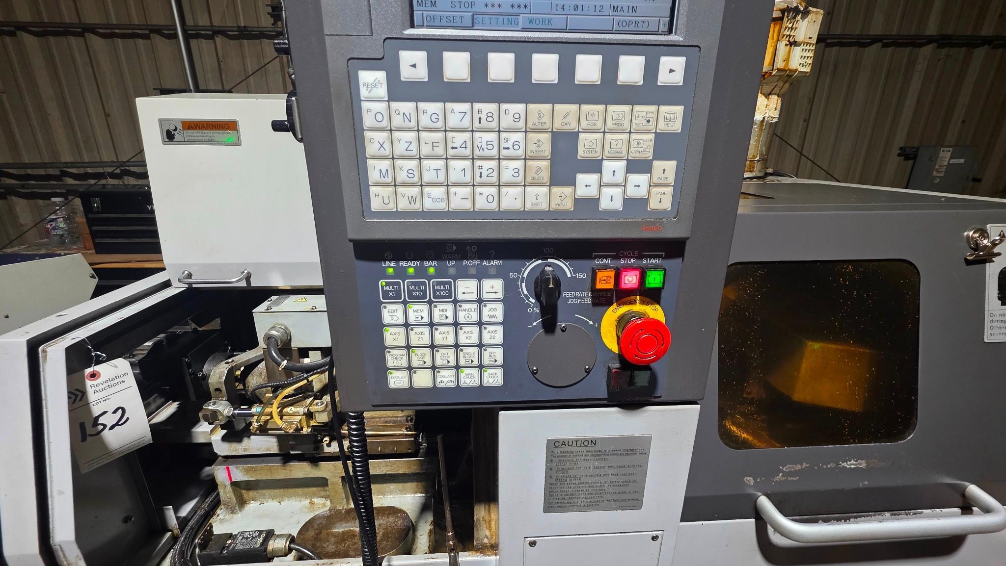 Tsugami B0205-II 5-Axis CNC Swiss Lathe, 2013 - Fanuc OI-TD Control, Edge Bar Feeder, High Pressure Coolant, Chip Conveyor - Image 11