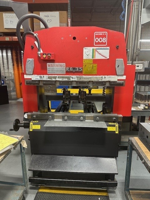35 Ton x 4' Amada RG-35S Hydraulic Press Brake, 1993 - Image 2