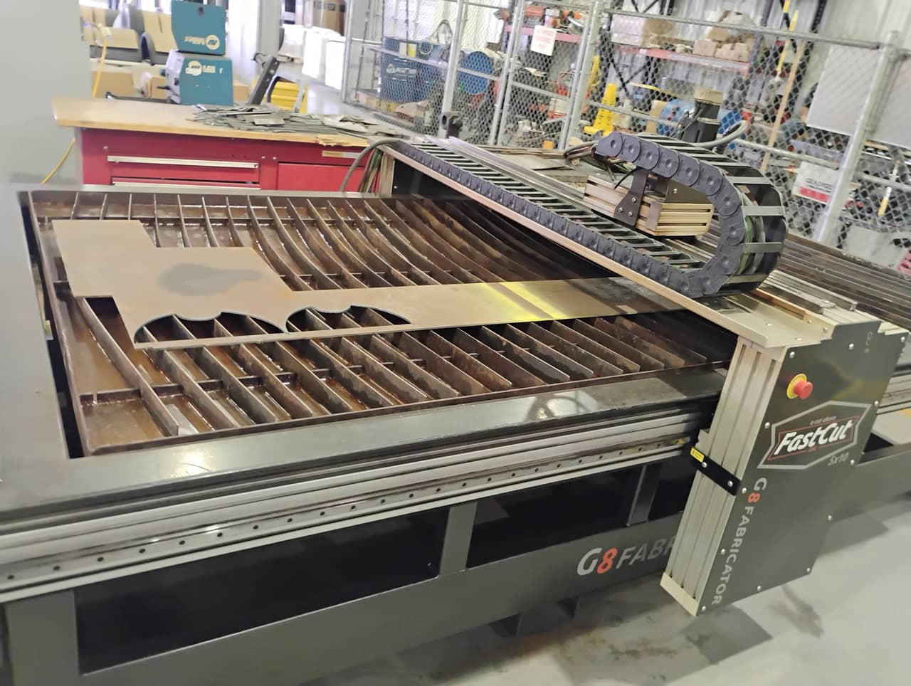 5'x10' Fastcut G8 Plasma Table - 125 Amp Hypertherm Powermax 125, Water Table - Image 2