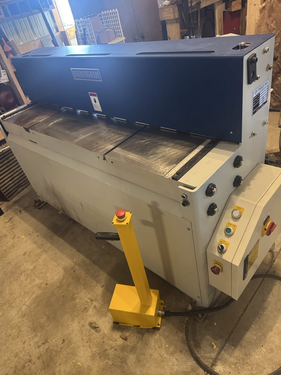 Birmingham Metal shear H-6010 2017- Backgauge, Low Hours - Image 2