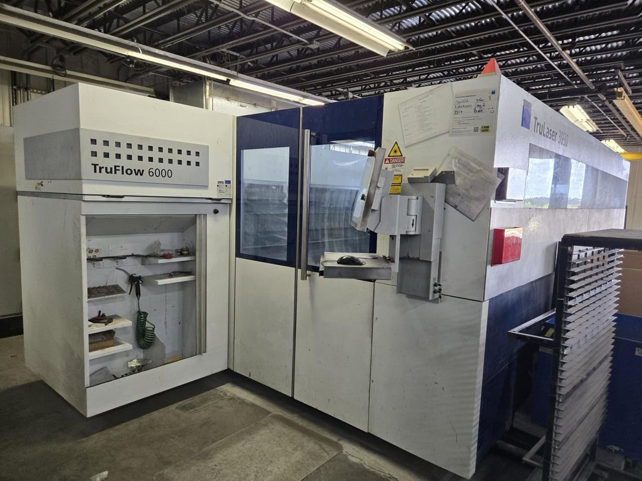 6,000 Watt 5' x 10' Trumpf TruLaser 3030, 2017 - Image 2