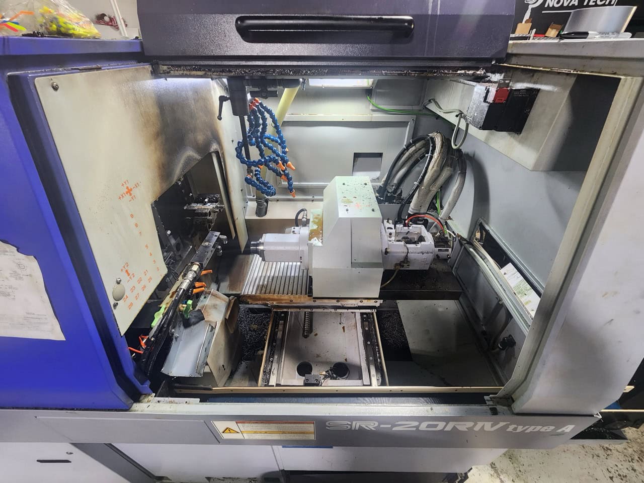 Star SR-20RIV Type A CNC Swiss Lathe, 2022 – 20 mm Bar Capacity, 8-Axis Sliding Headstock, Fanuc 32i-B Control - Image 2