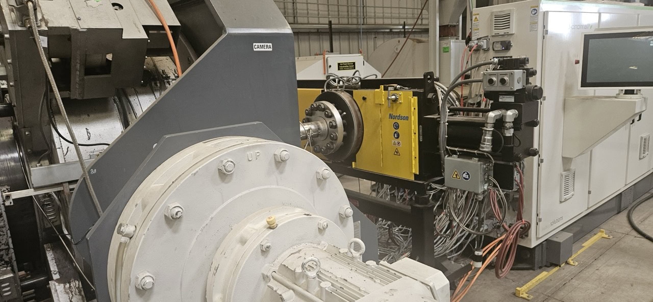 Battenfeld Helix II 630 VFI+FDC Pipe Extrusion Line, 2020 - solEx NG-90 Single Screw Extruder, Feeders, Vac Tanks, CoolTanks - Image 12
