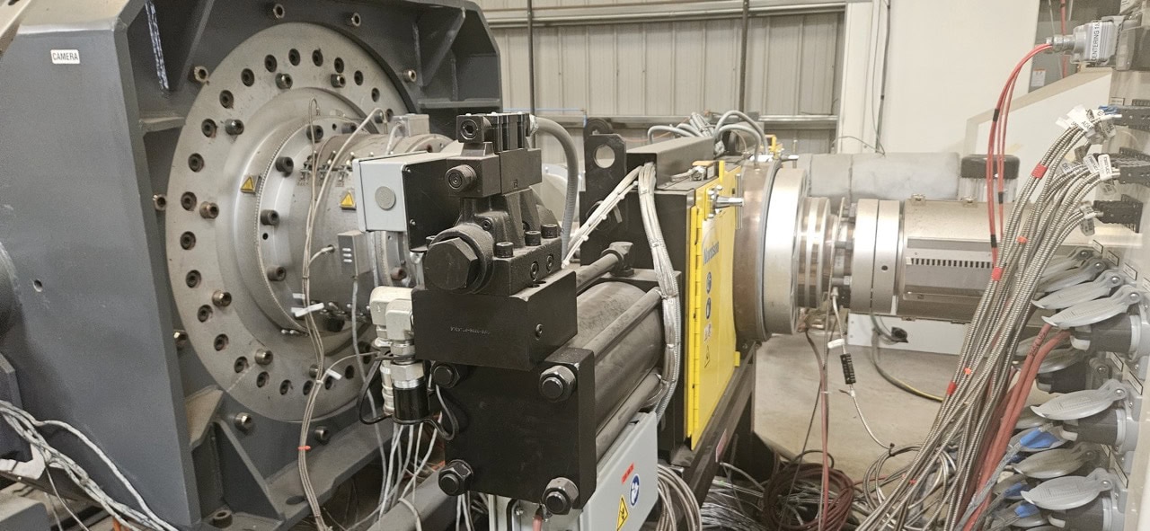 Battenfeld Helix II 630 VFI+FDC Pipe Extrusion Line, 2020 - solEx NG-90 Single Screw Extruder, Feeders, Vac Tanks, CoolTanks - Image 15