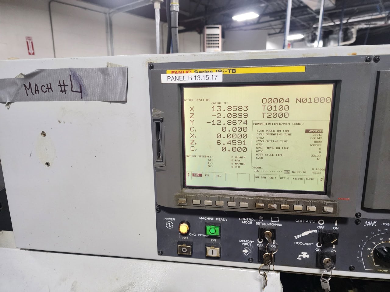 Star SR-32J CNC Swiss Lathe, 2010 – 32 mm Bar Capacity | 8-Axis Sliding Headstock | Fanuc Control - Image 17