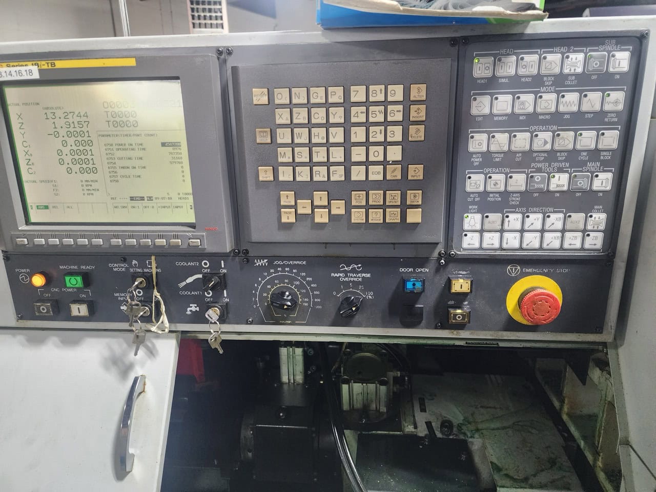 Star SR-32J CNC Swiss Lathe, 2010 – 32 mm Bar Capacity, 8-Axis Sliding Headstock, Fanuc Control - Image 5