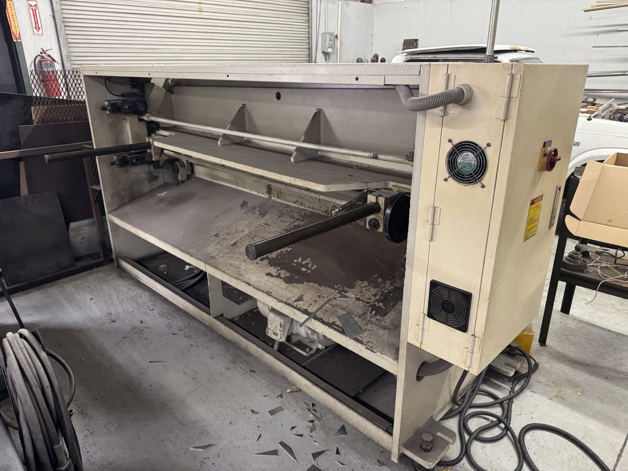 3/16" x 6' Birmingham H-0645 Hydraulic Shear, 2004 - Backgauge - Image 3