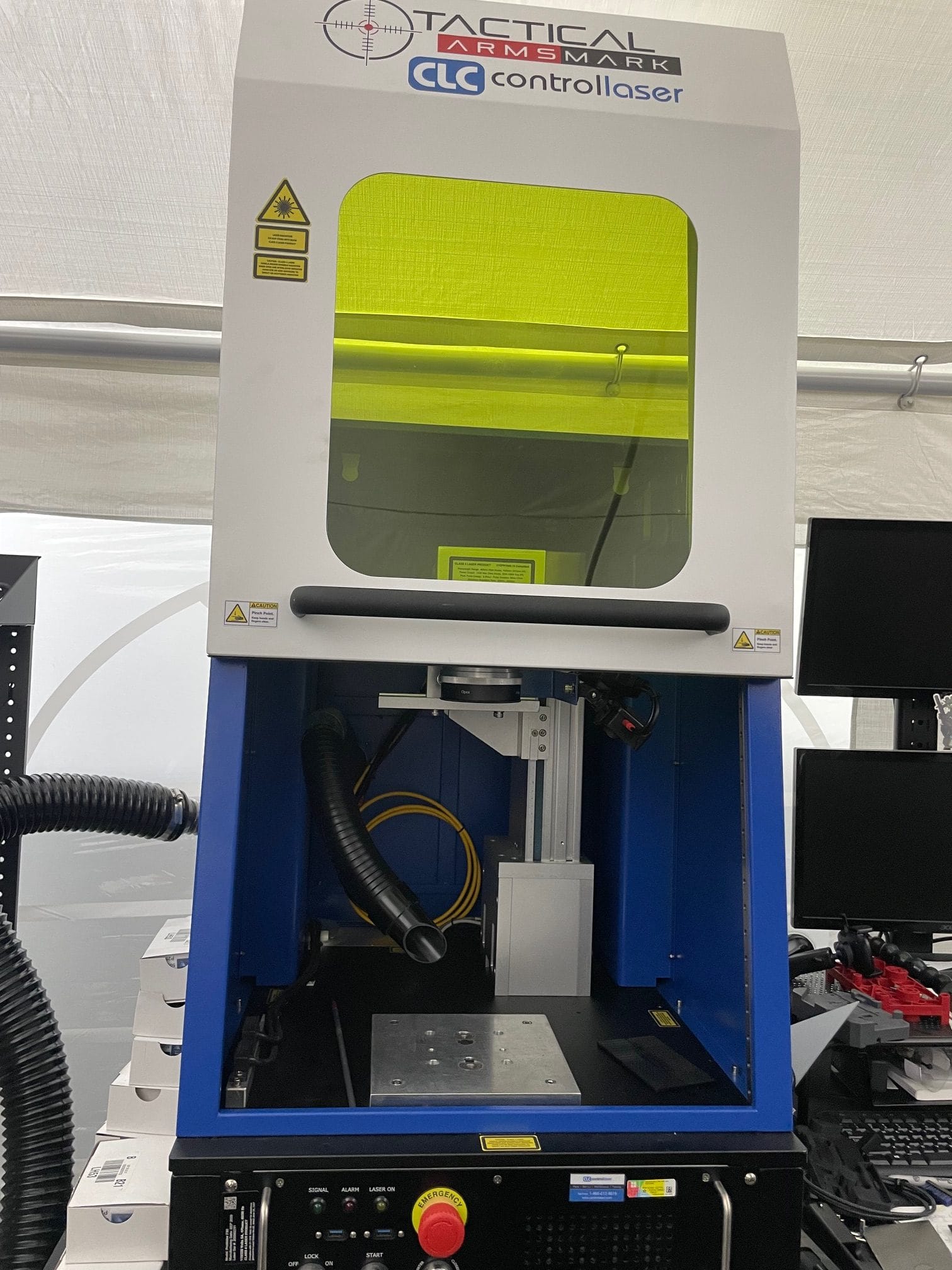 50W CLC Tactical Armsmark Benchmark M Fiber Laser Engraver, 2020 - Image 4