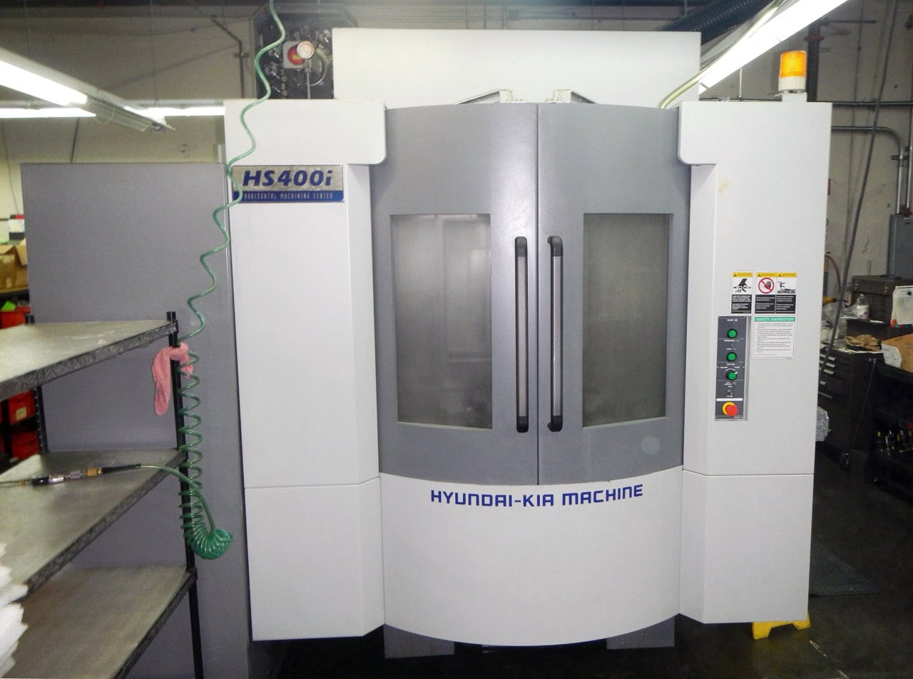 Hyundai Kia HS400i HMC, 2010 - 12K Spindle, TSC, Fanuc, 400mm Pallets, 60 ATC