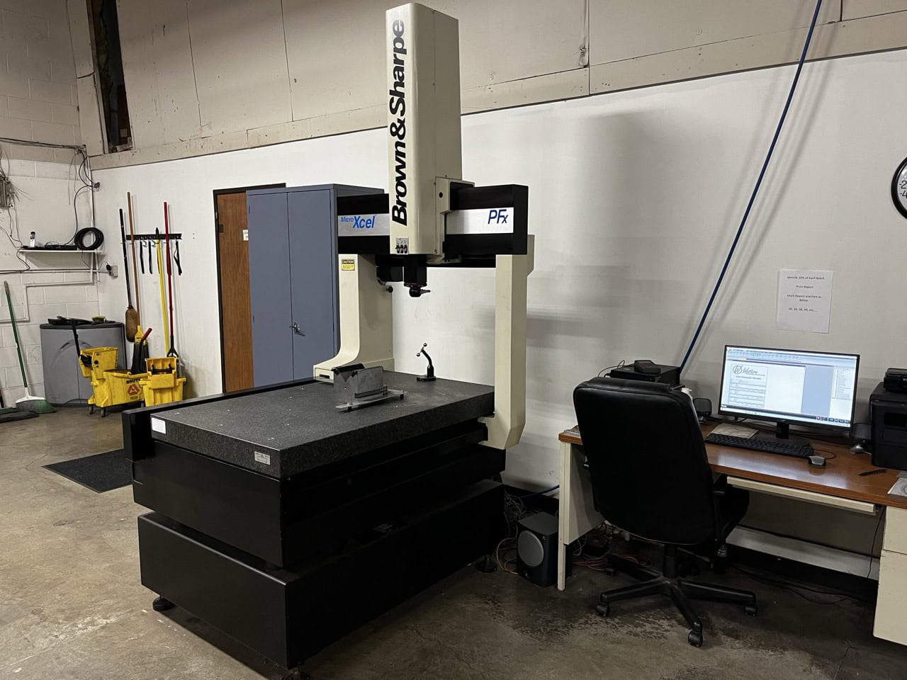 Brown and Sharpe Hexagon MicroXCEL PFx 7105 DCC CMM, 1997 - Renishaw Probe and Controller, CMM-Manager Software - Image 3