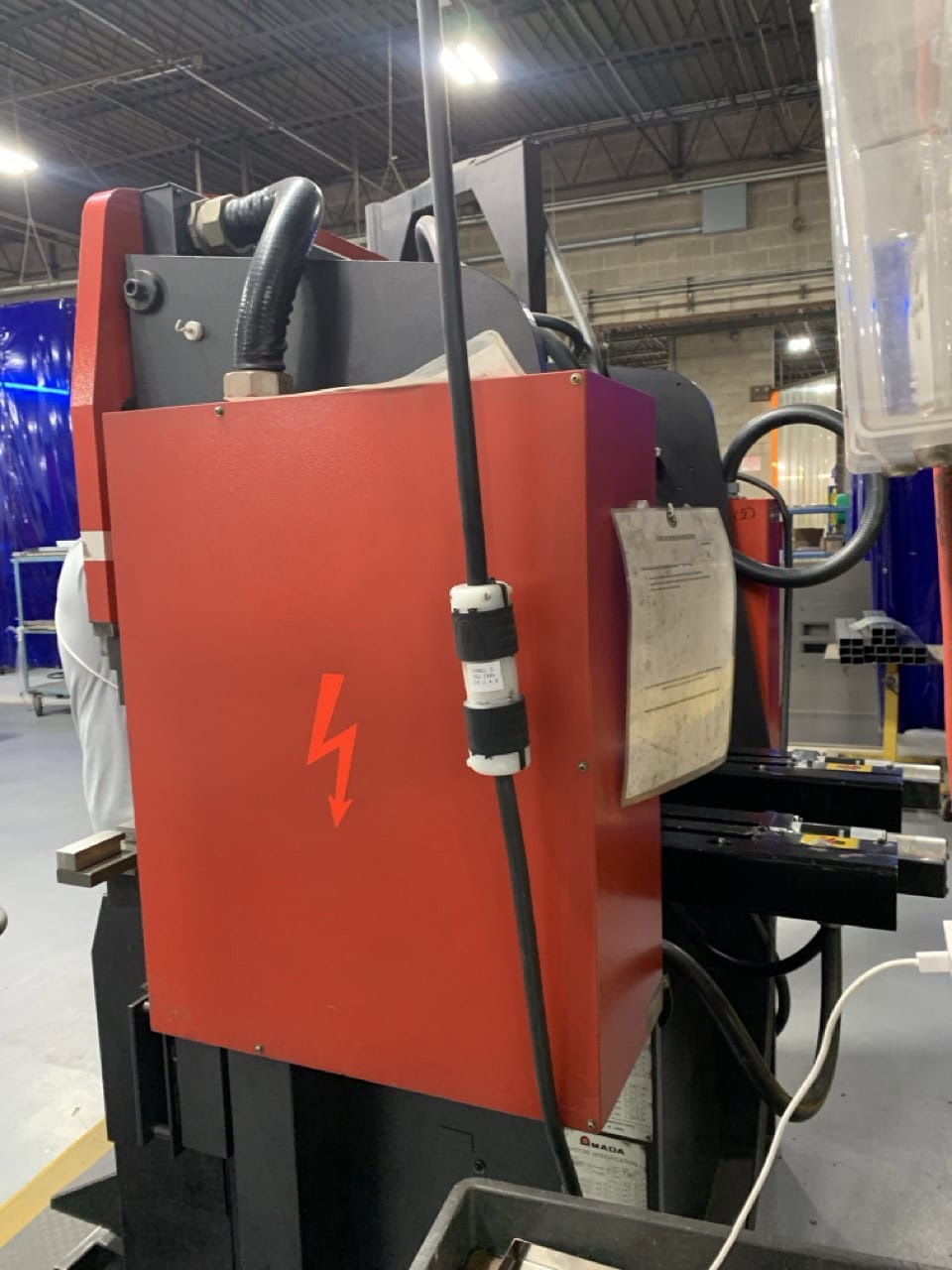 35 Ton x 4' Amada RG-35S Hydraulic Press Brake, 1993 - Image 9