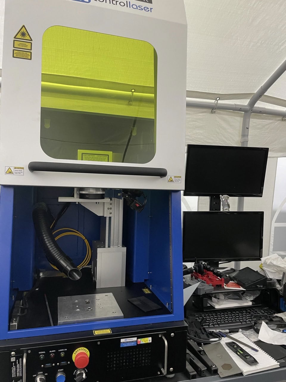 50W CLC Tactical Armsmark Benchmark M Fiber Laser Engraver, 2020 - Image 8