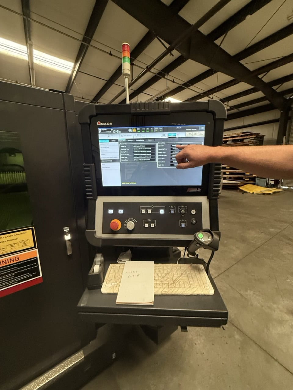 3000 Watt Amada Ensis 3015 AJ Fiber Laser, 2019 - 5' x 10' - Image 7