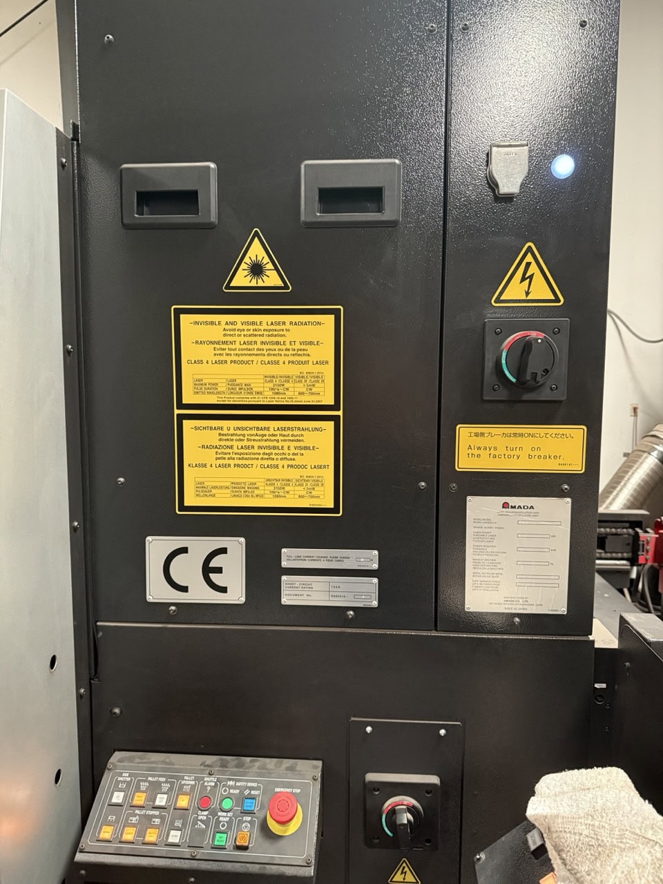 3000 Watt Amada Ensis 3015 AJ Fiber Laser, 2019 - 5' x 10' - Image 14