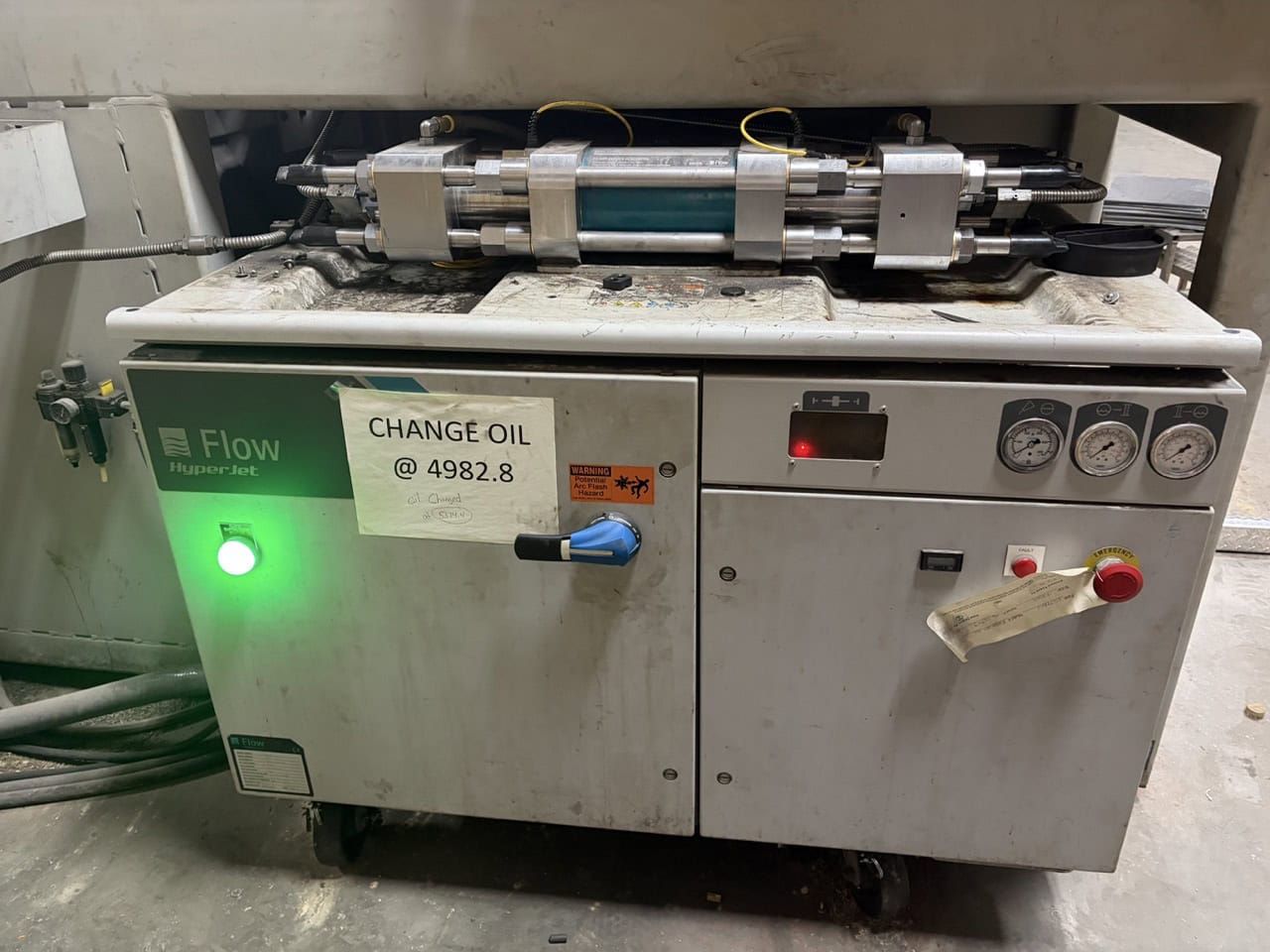 13' x 6' Flow Mach3 4020B XD CNC Waterjet, 2016 - 5-Axis XD Cutting Head - Image 8