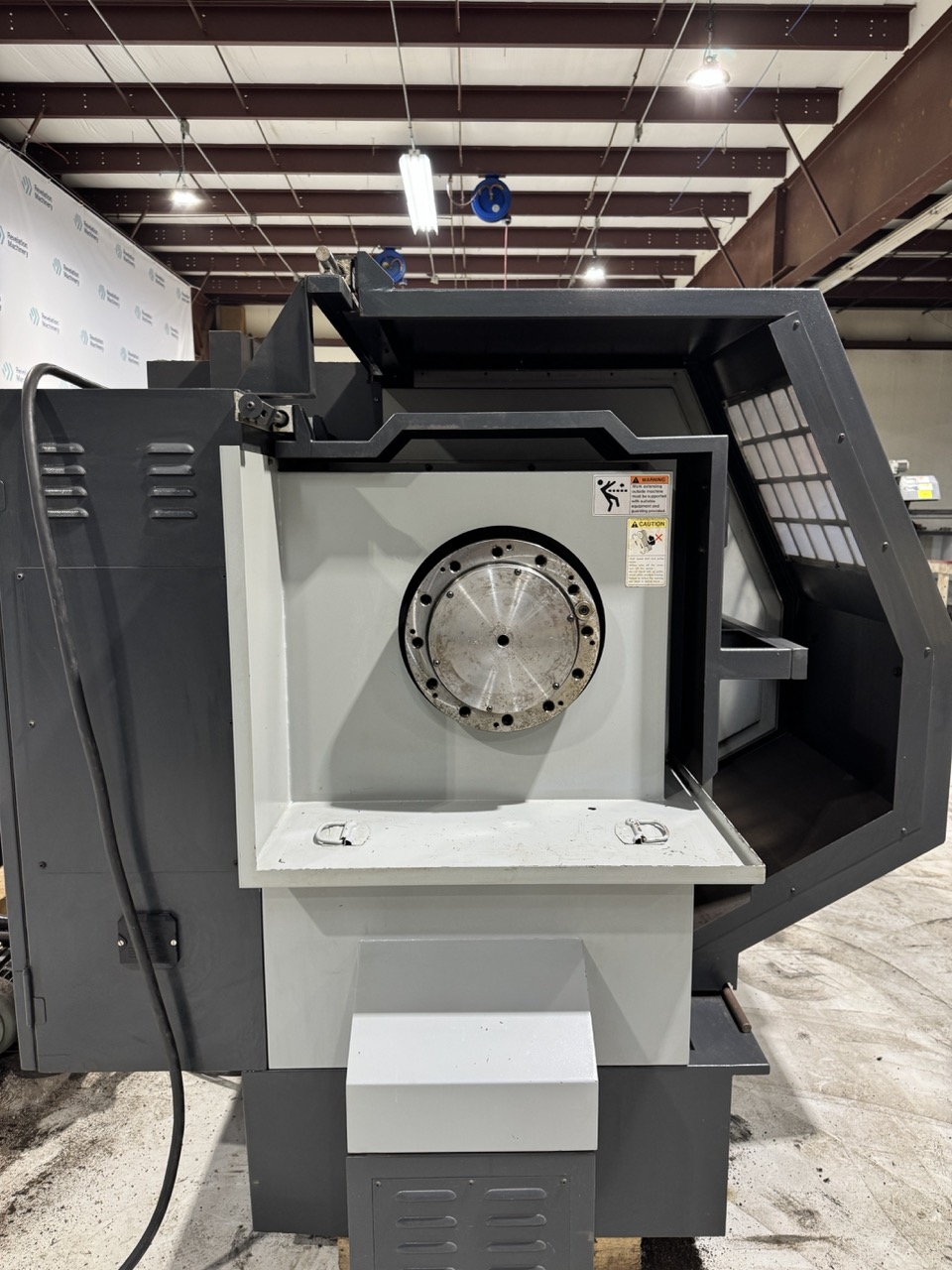 Ganesh GT-3080 BB CNC Lathe, 2015 - 10" Big Bore, Programmable Tailstock, Chip Conveyor, Steady Rest - Image 4