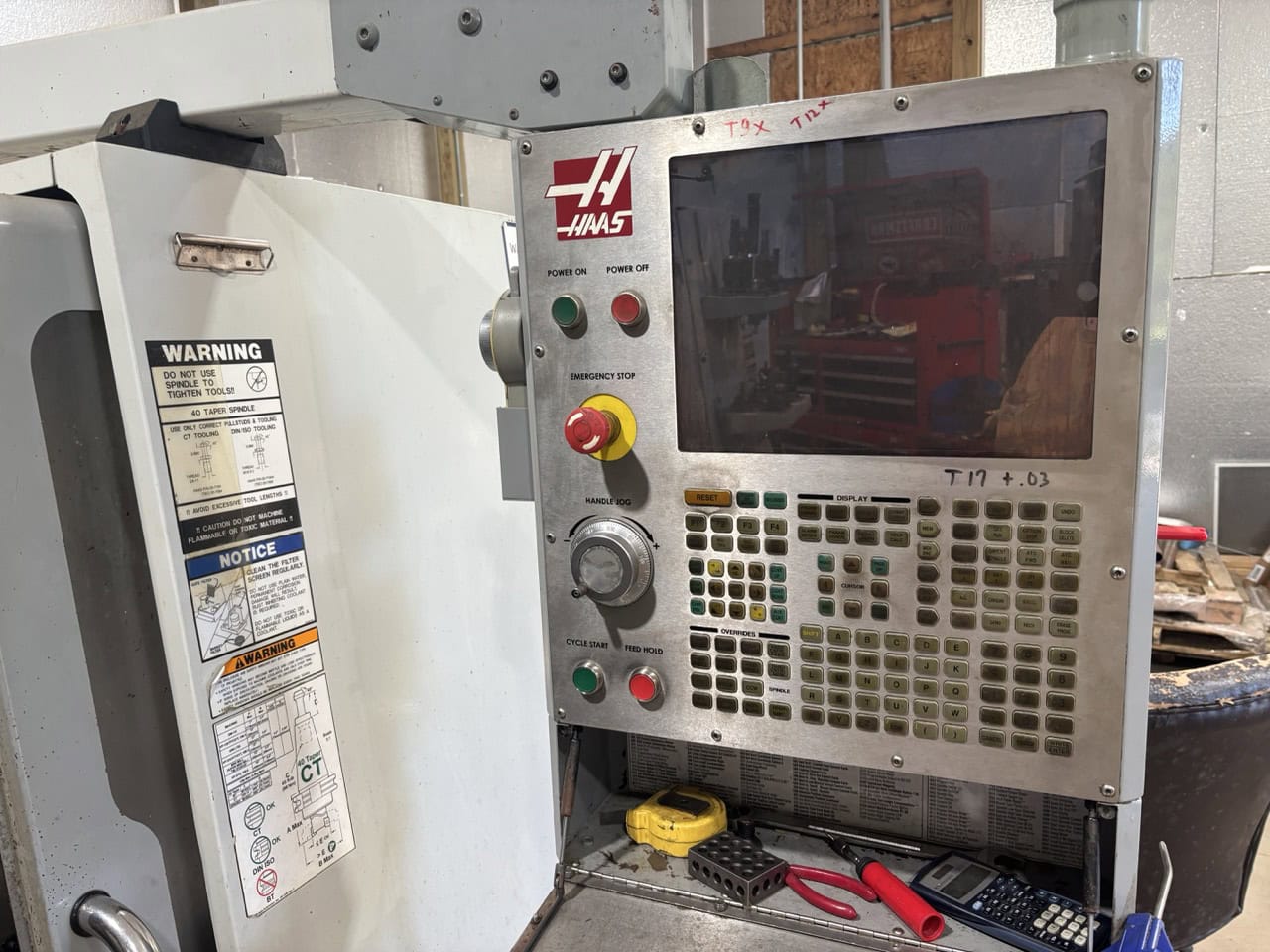 Haas VF-3SS VMC, 2006 - 4th Axis Wired, Chip Auger - Image 3