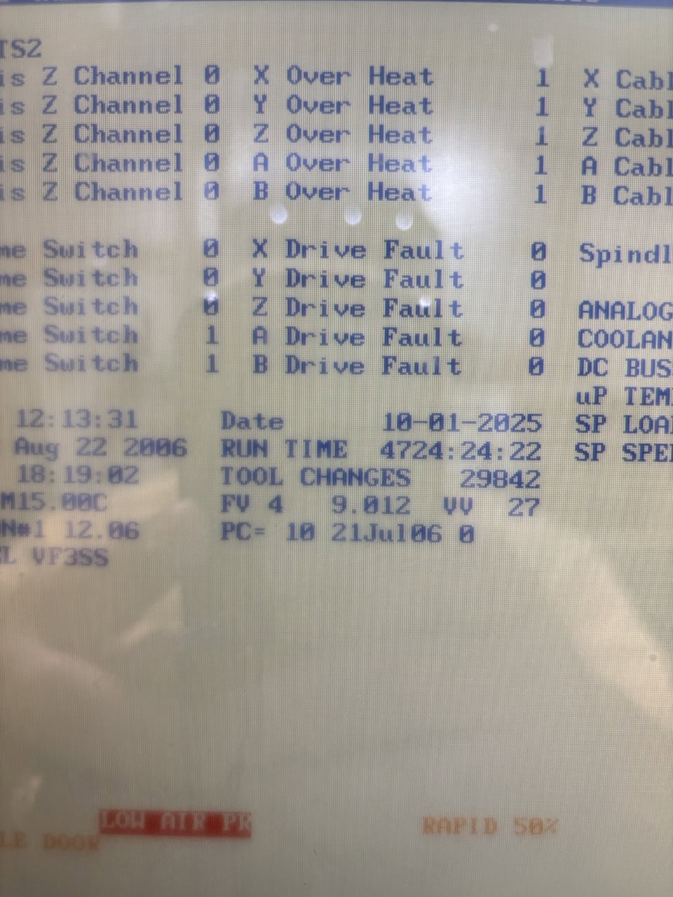 Haas VF-3SS VMC, 2006 - 4th Axis Wired, Chip Auger - Image 6
